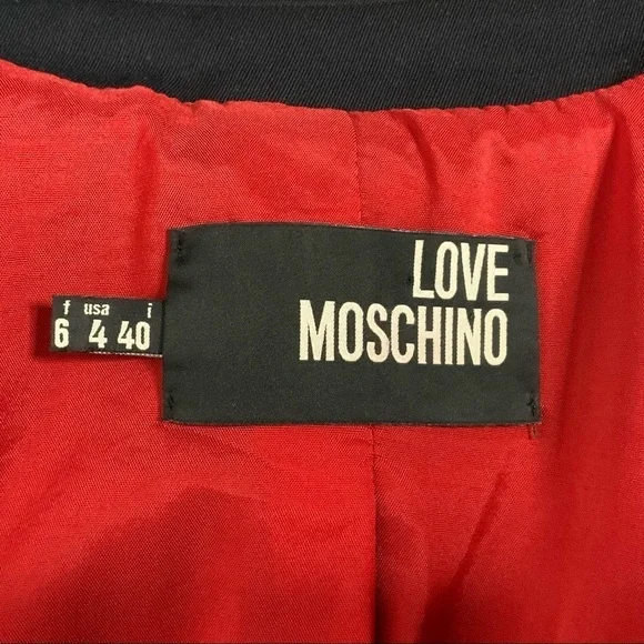 Rare Love Moschino‎ Navi blue embroidered blazer. - Picture 13 of 14